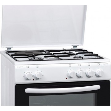 Philco ETG 6131 W Κουζίνα 65lt με Εστίες Υγραερίου & Ρεύματος Π60εκ. Λευκή